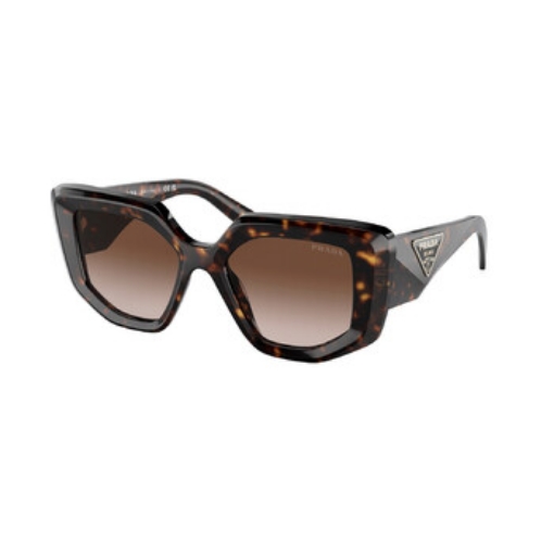 Picture of PRADA Brown Gradient Geometric Ladies Sunglasses