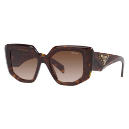 Picture of PRADA Brown Gradient Irregular Ladies Sunglasses