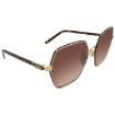 Picture of PRADA Brown Gradient Square Ladies Sunglasses