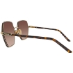 Picture of PRADA Brown Gradient Square Ladies Sunglasses