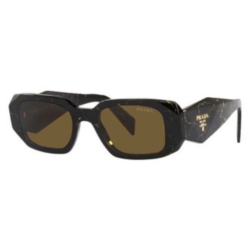 Picture of PRADA Dark Brown Rectangular Ladies Sunglasses