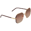 Picture of PRADA Gradient Coral Geometric Ladies Sunglasses