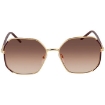 Picture of PRADA Gradient Coral Geometric Ladies Sunglasses