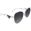 Picture of PRADA Gray Gradient Irregular Ladies Sunglasses