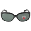 Picture of RAY-BAN Jackie Ohh Polarized Green Classic G-15 Butterfly Ladies Sunglasses