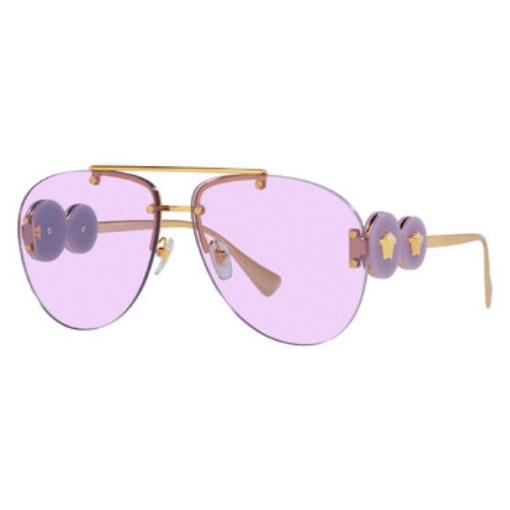 Picture of VERACE Light Violet Aviator Ladies Sunglasses