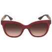 Picture of VERSACE Brown Gradient Cat Eye Ladies Sunglasses