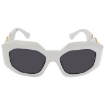 Picture of VERSACE Dark Gray Irregular Ladies Sunglasses