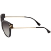 Picture of VERSACE Grey Gradient Cat Eye Ladies Sunglasses