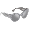 Picture of VERSACE Light Grey Mirrored Silver Cat Eye Ladies Sunglasses