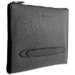 Picture of SALVATORE FERRAGAMO Men's Signature Leather Document Holder In Grey/Black