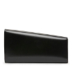 Picture of CELINE Black Asymetric Clutch In Shiny Calfskin With Print