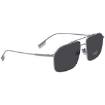 Picture of BURBERRY Webb Dark Grey Pilot Men's Sunglasses