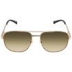 Picture of GUCCI Gradient Brown Navigator Men's Sunglasses GG1223S 001