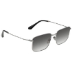 Picture of PRADA Grey Gradient Rectangular Men's Sunglasses