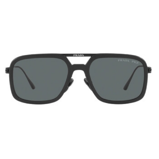 Picture of PRADA Polarized Dark Gray Square Men's Sunglasses