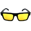 Picture of PRADA Yellow Rectangular Sunglasses