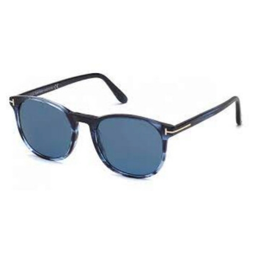 Picture of TOM FORD Ansel Blue Round Men's Sunglasses