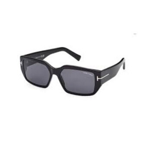 Picture of TOM FORD Silvano Smoke Rectangular Men's Sunglasses