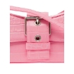 Picture of BALENCIAGA Lindsay Bag With Shoulder Strap In Soft Matt Calfskin Pink