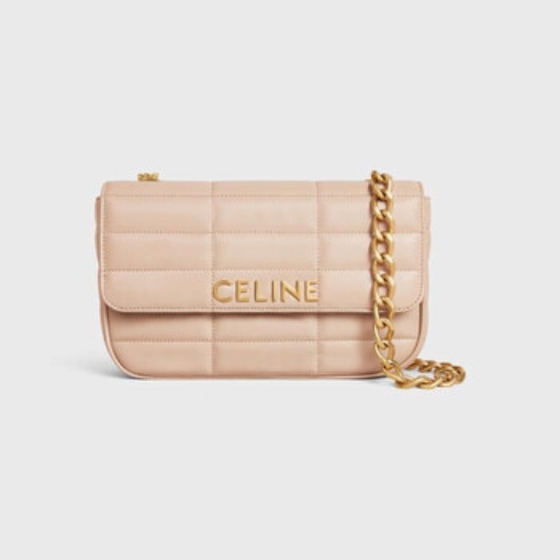 Picture of CELINE Chain Shoulder Bag In Quilted Goatskin
