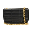 Picture of CELINE Chain Shoulder Bag In Quilted Goatskin - Black