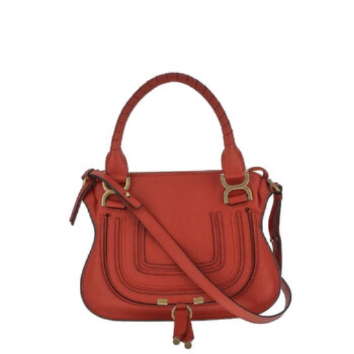 Picture of CHLOE Red Marcie Small Double Carry Bag