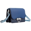 Picture of SALVATORE FERRAGAMO Ladies Joanne Leather Shoulder Bag - Blue