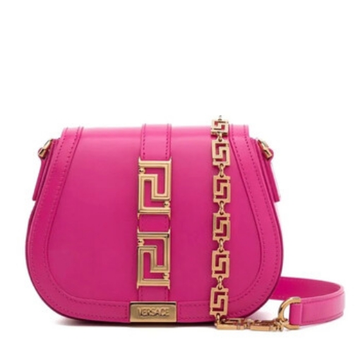 Picture of VERSACE Greca Goddess Small Shoulder Bag - Pink