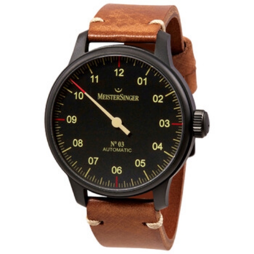 Picture of MEISTERSINGER No.03 Automatic Black Dial Unisex Watch