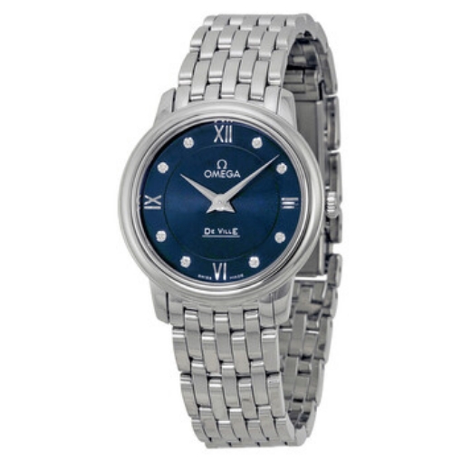 Picture of OMEGA DeVille Prestige Blue Diamond Dial Ladies Watch