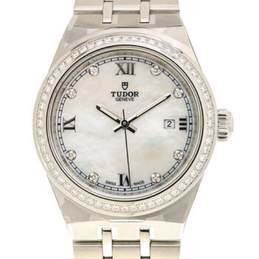 Picture of TUDOR Royal Automatic Diamond White Mother of Pearl Dial Ladies Watch