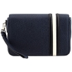 Picture of BALLY City Stripe Ink Leather Clutch