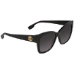 Picture of BURBERRY Ruth Gray Gradient Square Ladies Sunglasses