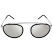 Picture of DOLCE & GABBANA Light Gray Mirrored Silver Pilot Men's Sunglasses