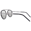 Picture of DOLCE & GABBANA Light Gray Mirrored Silver Pilot Men's Sunglasses