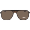 Picture of PRADA Brown Pilot Men's Sunglasses