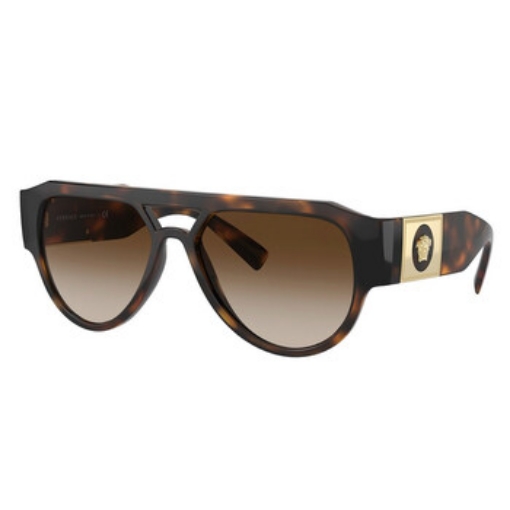 Picture of VERSACE Brown Gradient Browline Men's Sunglasses