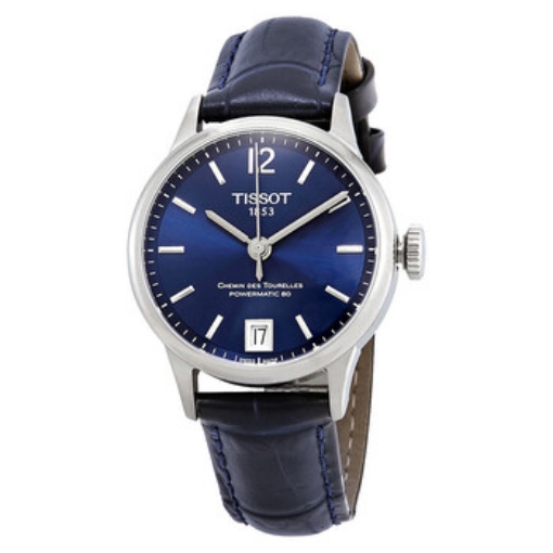 Picture of TISSOT Chemin Des Tourelles Automatic Chronometer Blue Dial Ladies Watch