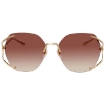 Picture of GUCCI Open Box - Brown Gradient Butterfly Ladies Sunglasses