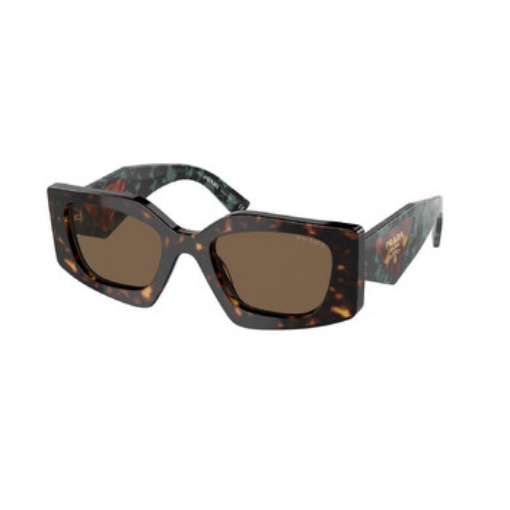 Picture of PRADA Dark Brown Irregular Ladies Sunglasses