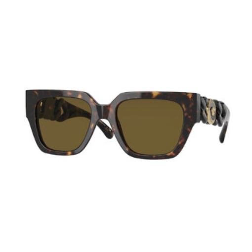 Picture of VERSACE Brown Square Ladies Sunglasses