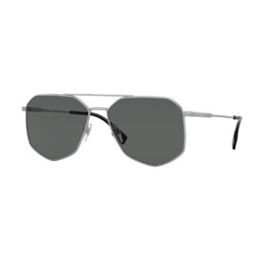 Picture of BURBERRY Ozwald Dark Grey Irregular Men's Sunglasses