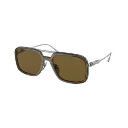 Picture of PRADA Dark Brown Navigator Men's Sunglasses