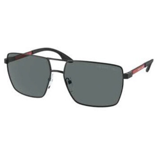 Picture of PRADA LINEA ROSSA Polarized Grey Navigator Men's Sunglasses