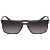 Picture of PERSOL Light Grey Gradient Square Men's Sunglasses