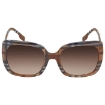 Picture of BURBERRY Gradient Brown Square Ladies Sunglasses