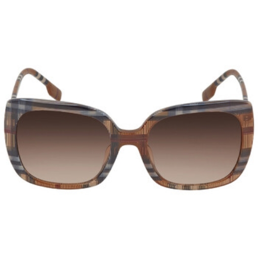 Picture of BURBERRY Gradient Brown Square Ladies Sunglasses