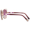 Picture of BVLGARI Violet Gradient Cat Eye Sunglasses