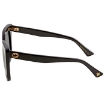 Picture of GUCCI Grey Gradient Square Ladies Sunglasses